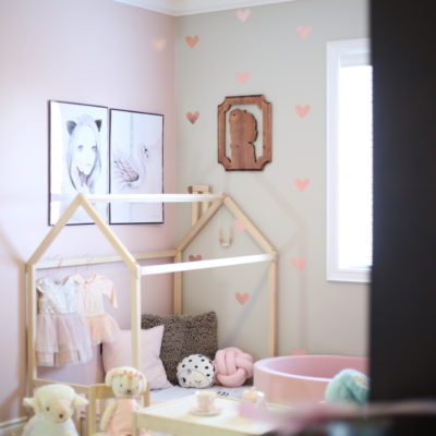 toddler room, blush bassinet, sadii tarin